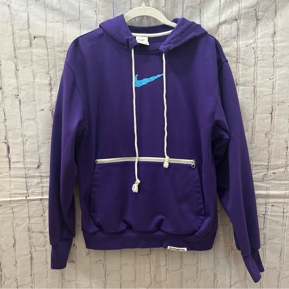 Nike LeBron James + Fruity Pebbles Hoodie Small Oversized Purple Flintstones - Picture 2 of 9